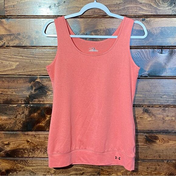 Under Armour Heatgear Fitted Scoopneck Tank top Women's Size Small - Picture 2 of 11